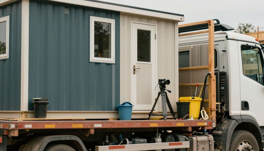 portable accommodation rental software equipment and operations detail