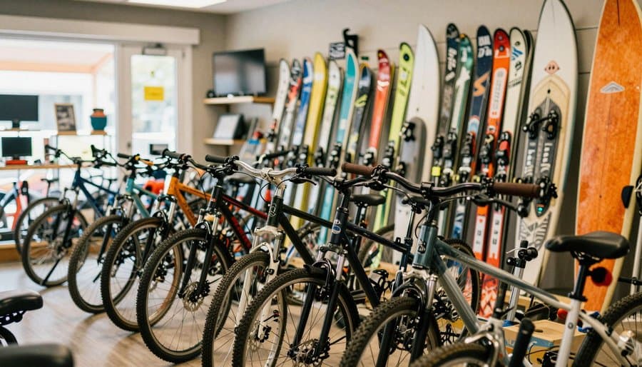 sports equipment rental rental operations