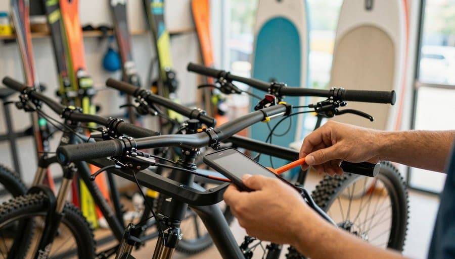 sports equipment rental software equipment and operations detail