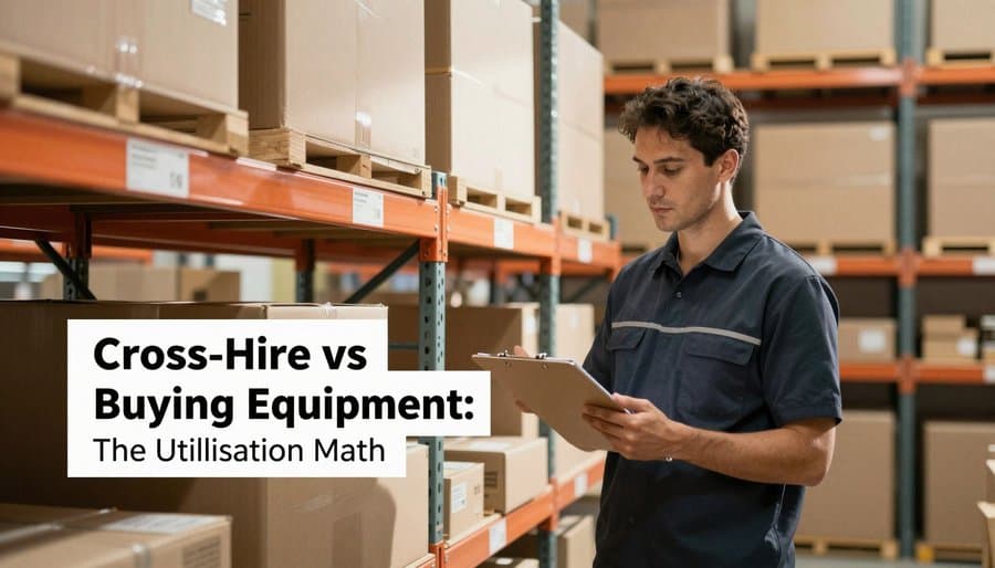 Cross-Hire vs Buying Equipment: The Utilisation Math