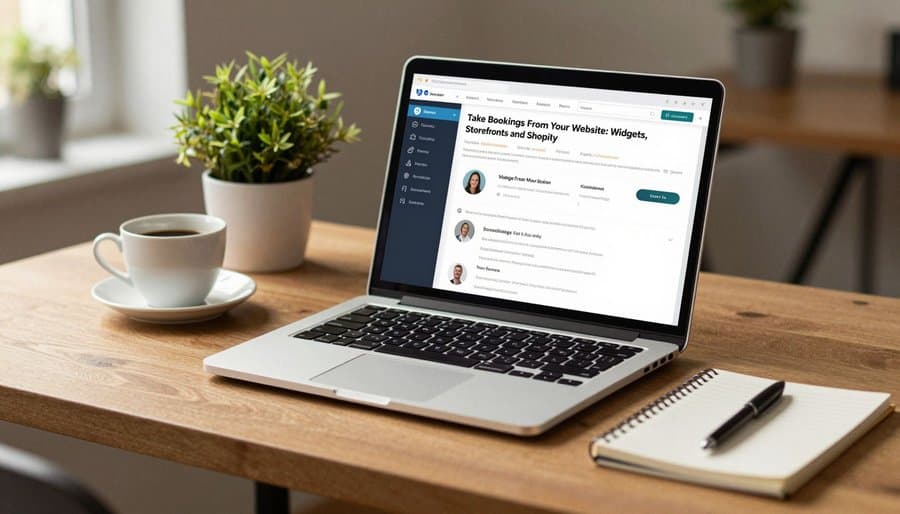 รับการจองจากเว็บไซต์ของคุณ: วิดเจ็ต หน้าร้าน และ Shopify