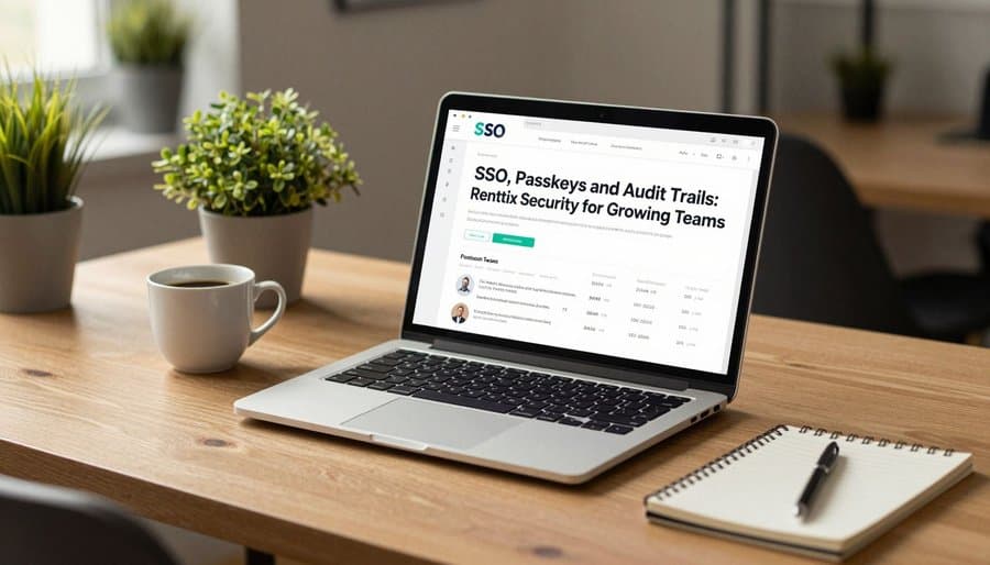 SSO、Passkey 与审计轨迹:面向成长型团队的 Renttix 安全